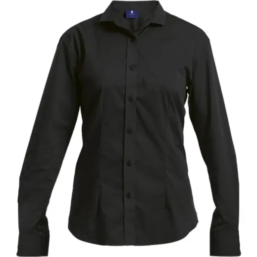 Ladies Slim Fit Lounge Long Sleeve Black